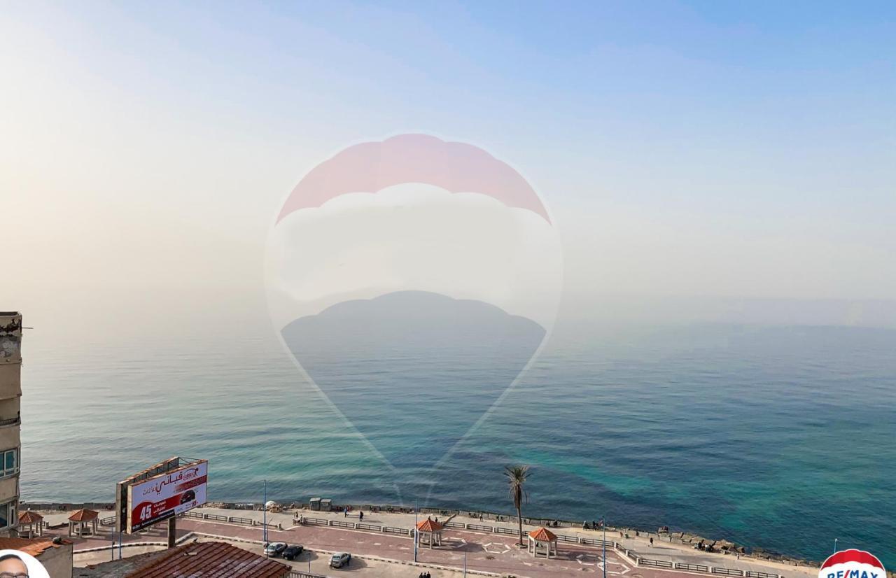شقة فخمة فيوالبحر Luxury Panorama Sea View アレクサンドリア エクステリア 写真